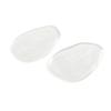 Almofada Transparente para Dedos Anti-Desgaste e Anti-Dor Correção de Arco para Antepé, Palmilha de Silicone Antiderrapante para Sapatos de Salto Alto no Antepé, Masculina e Feminina