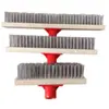 Cepillo de alambre con mango largo, cepillo de piso de cerdas duras para pisos de cemento, cepillo para limpiar paredes exteriores, cepillo quitamanchas de musgo para jardín y limpieza de pisos