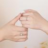 Festival de Boda para Enviar a la Novia Anillo de Diamante Hexagonal de Simulación Anillo de Apertura de Diamante para Hombres y Mujeres Búsqueda de Compromiso Pareja Romántica