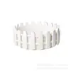 Valla Maceta de Plástico Suculenta Flor Artificial con Valla Pequeña Cesta de Flores Redonda Arreglo Floral Cesta de Flores Decorativa Maceta Hidropónica