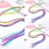 Cuerda de Cuerda Trenzada de Colores para Cabello Trenzado Infantil Cuerda de Cuerda Trenzada de Colores para Cabello Trenzado de Mujeres Trenzas de Mujer Cuerda de Cuerda Trenzada para Cabello Sucio Cinturón de Cabello Trenzado Cuerda de Cuerda Trenzada de Siete Colores para Cabello Sucio