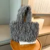 Bolsas de Felpa Otoño e Invierno para Mujer 2026 Nueva Moda Tendencia Bolso de Hombro Gran Capacidad Popular Bolso Tote Peludo