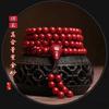 Pulseira de cinábrio de minério bruto natural multicírculo de alta qualidade Areia Dourada Roxa masculina e feminina ano de nascimento pulseira de 108 contas de Buda presente