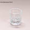 Atacado do Fabricante Ferramentas de Manicure Copo Octogonal Copo de Cristal Caneta de Vidro Copo de Lavagem Pequeno Recipiente de Líquido Octogonal de Cristal