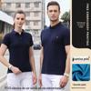 Camisa polo de manga curta de lapela de pérola mercerizada para homens e mulheres roupas de trabalho personalizadas equipe corporativa roupas de trabalho logo bordado