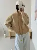 Cárdigan de punto de mezcla de algodón de doble cara, nueva colección otoño/invierno 2026, suéter casual elegante y holgado con cremallera, prenda de abrigo para mujer