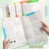 Clip de prueba de varilla doble A3 clip de varilla giratoria de actualización clip de varilla de almacenamiento carpeta de documentos para estudiantes papelería escolar
