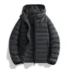 Jaqueta Puffer Acolchoada Feminina Viagem Sichuan-Xinjiang Roupa Externa Versátil Outono/Inverno 2026 Nova Jaqueta Puffer com Penugem de Pato Branco Masculina