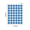 Etiquetas Adhesivas Redondas de Colores con Lunares Brillantes para Amazon, Etiquetas de Identificación en Blanco, Etiquetas de Clasificación, Sellado Autoadhesivo