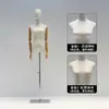 Tienda de ropa accesorios para maniquíes mujeres escaparate plataforma de medio cuerpo perchero de ropa muñeco falso maniquí de vestido de novia expositor