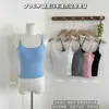 Ropa exterior cepillada de otoño e invierno, diseño de lunares, camisola versátil con copas en el pecho, top sexy ajustado