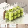 Caja de Almacenamiento para Refrigerador de Grado Alimenticio, Caja para Mantener Fresco, Organizador de Frutas y Verduras para Cocina, Solución de Almacenamiento Especial para Huevos Congelados y Empanadillas