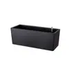Vaso de flores para varanda, jardineira retangular comprida, vaso para plantio de vegetais, floreira de pendurar em grade, floreira para plantio em terraço, gengibre para chá de cultivo próprio