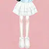 2026 Vestido de Pastelería de Verano de Moda Dulce y Fresco con Mangas Cortas para Niñas Estilo Coreano con Adorno de Encaje Atuendo Moderno y Único