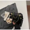 Moda Coreana Bolso Acolchado con Cadena Bolso de Mano para Mujer Primavera 2026 Nuevo Bolso Almohada Bolso Versátil de Hombro Cruzado
