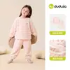 [Coleção de Roupas para Casa] Dudu Home Conjuntos de Pijama Infantil Outono Roupas de Outono Pijamas para Meninos Roupas de Bebê para Meninas Outono
