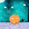 Nova Lâmpada de Abóbora Fofa de Halloween Fantasma Vampiro Pequenos Enfeites Micro Paisagem Acessórios de Plantas Chaveiro Pingente
