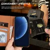 Adecuado para Realme GT 8 Pro 5G, funda de teléfono de cuero con tacto de piel, tapa abatible con tarjetero, soporte, anticaída, estilo de negocios