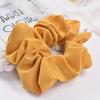 Importado de Corea Estilo Coreano Accesorios para el Cabello Color Caramelo Color Sólido Tela Chifón Anillo para el Cabello Flor para el Cabello Cuerda para el Cabello