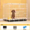 Jaula para perros de peluche para perros pequeños y medianos, jaula plegable para perros de interior, caseta para perros pequeños para Maltés, Bichón, Pomerania, adecuada para uso en automóvil