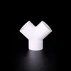 Conector Y de PVC de Tres Vías Divisor de Tres Vías en Ángulo Caja Giratoria Accesorios para Tuberías Plástico Tanque de Peces Accesorios para Tuberías de Agua