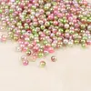 Cuentas Redondas de Imitación Perla ABS de Colores de 4-10 mm con Agujero para Pendientes de Bricolaje, Accesorios para el Cabello, Pulseras y Cuentas Sueltas
