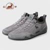 Sapatos Masculinos Gorilla 2026 Novo Outono Respirável Sapatos Casuais de Couro Masculinos Tênis Esportivos de Couro Genuíno Antiderrapantes e Resistentes ao Desgaste