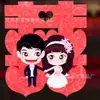 Adesivos de Caractere Casamento Dupla Felicidade, Suprimentos para Casamento, Adesivos de Caractere Dupla Felicidade para Portas de Quarto de Casamento, Sala de Estar e Quarto, um Pacote para uma Atmosfera Festiva