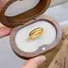 Anillo de níquel perlado estilo boutique método antiguo tienda de oro con anillo liso imitación oro alta textura suministro venta directa