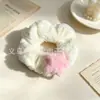 Lindo Pelo de Conejo, Bandas de Cabello de Colores, Scrunchies de Peluche, Accesorios, Al Por Mayor en Stock