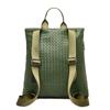 Mochila Transfronteriza para Mujer Estilo Coreano Nuevo de Moda Tejida de Cuero Suave Moda Simple Estilo Preppy Casual Bolso al por Mayor