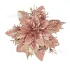 Decorações de Natal Flores de Natal Poinsettia de Simulação Decorações de Árvore de Natal Festa de Festival Enfeites DIY Atacado