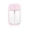 Frasco Borrifador de Cartão Personalizado 45ml Tipo Pump Frasco Refil de Perfume de Viagem Frasco Borrifador Hidratante Frasco Amostra de Álcool