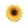 Flor artificial flor artificial cabeza de girasol cabeza de girasol decoración para el hogar interior flor falsa flor seca disparo flor de seda