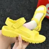 Zapatos Planos de Moda de Verano para Mujer con Punta Abierta, Sandalias Transpirables Caladas sin Cierre, Zapatos de Playa Ligeros Antideslizantes Casuales para Exteriores