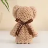Toalha de Urso em Fleece Coral Presente de Formatura para Jardim de Infância Festa de Casamento Pequeno Presente Evento de Inauguração Lembrança Atacado