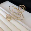 Pulsera brazalete de metal trenzado transfronteriza europea y americana para mujer, estilo callejero de moda, diseño nuevo, accesorio de mano único