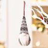 Decorações de Natal transfronteiriças, pingente de boneca sem rosto, boneco de Papai Noel, árvore de Natal, floresta, pessoas, pequeno pingente