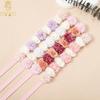 Nuevo Diadema de Flores para Niños Estilo Ins Bebé DIY Lazo Princesa Accesorios para el Cabello Bebé Foto Diadema de Flores Combinadas