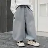 Jeans para Niños 2112 2026 Otoño Nuevo Estilo Coreano Moda Infantil Versátil Pantalones de Pierna Recta Niños Primavera Otoño Casual