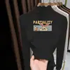Top de Felpa De Rong Otoño e Invierno para Niños Medianos y Grandes Casual Manga Larga Niña Cuello Semi Alto Adorno de Volantes Camiseta Base para Niñas