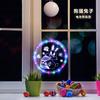 Huevo de Conejo Brillante Ventosa Linterna LED Colgante Forma de Festival de Pascua Decoración de Arreglo de Ambiente para Habitación Interior