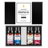 Caja Set de Aceites Esenciales de Aromaterapia Solubles en Agua Transfronterizo, Lavanda Rosa 10ml Set de Aceites Esenciales Especial para Humidificador Caja de Regalo