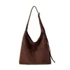 Bolsa Feminina Estilo Preguiçoso Animal Print Leopardo Retro Suede Pelúcia Nova Outono/Inverno 2026 Bolsa Tote Grande Capacidade Bolsa de Ombro para o Dia a Dia