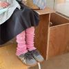 Calcetines Ioulor con Etiqueta de Dopamina, Estilo Chica Caliente del Milenio, Color Sólido, Calcetines Holgados de Verano Transpirables, Estilo Coreano, Calcetines de Doble Aguja para Mujer