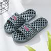 Chinelos de Banho Vazamento Banheiro Antiderrapante Masculino e Feminino Vazados Massagem Chinelos de Banheiro Casa Interior Casa Inverno Chinelos