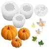 Molde de Vela Perfumada de Abóbora de Halloween DIY Mais Vendido Transfronteiriço Molde de Silicone para Decoração de Bolo Ornamento de Chocolate