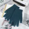 Luvas de meio dedo para homens e mulheres, malha fina de lã, para estudantes escrevendo, quentes, sem dedos, inverno, atacado
