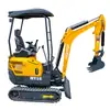 Entrega de Fábrica 1.8 Toneladas Mini Excavadora para Zanjas Huerto Granja Hogar Excavadora Ht18Mini Excavadora