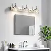 Espelho Farol Armário de Espelho para Banheiro Luz Estilo Nórdico Simples Moderno Europeu Luz para Maquiagem Criativa Banheiro Toilette Luz de Parede para Banheiro Luz de Espelho